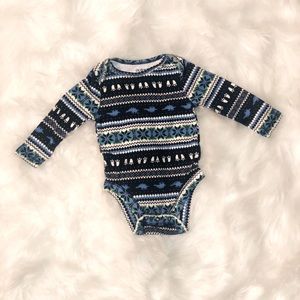Old Navy Blue Dino Printed Onesie